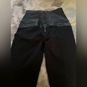 Bebe high waist leather leggings XS